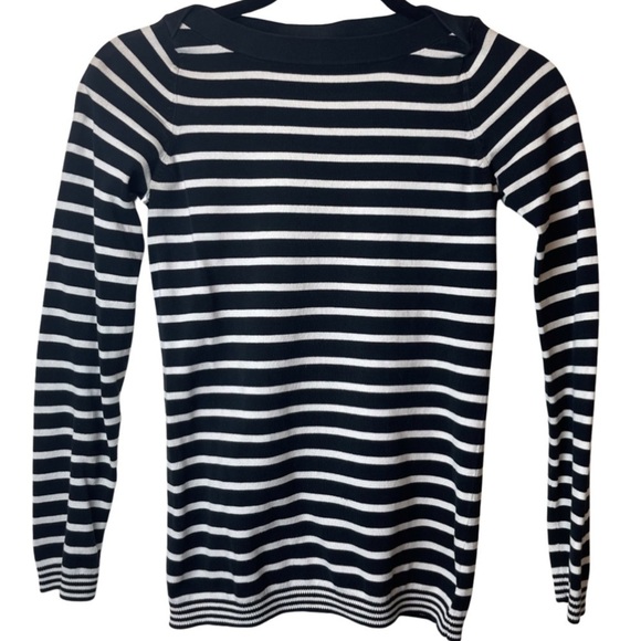 𝅺[Joe Fresh] Striped Boatneck Knit Tee - Picture 1 of 6